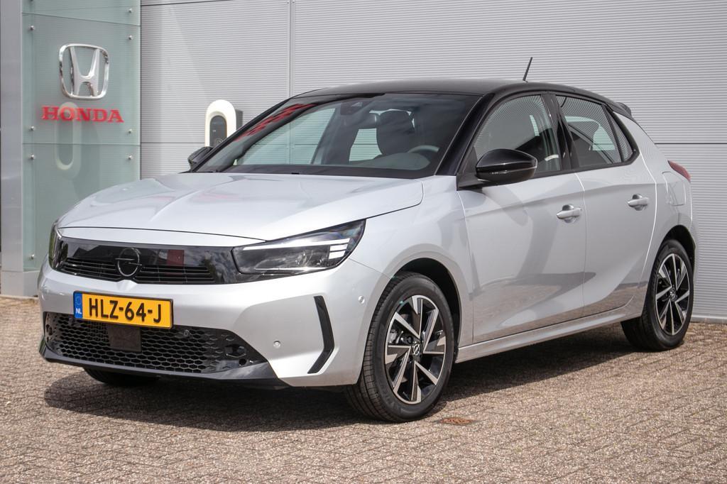 Opel Corsa 1.2 Turbo Hybrid GS | apple cp/android auto | Cru, Auto's, 12 maanden, Stof, Gebruikt, Hybride Elektrisch/Benzine