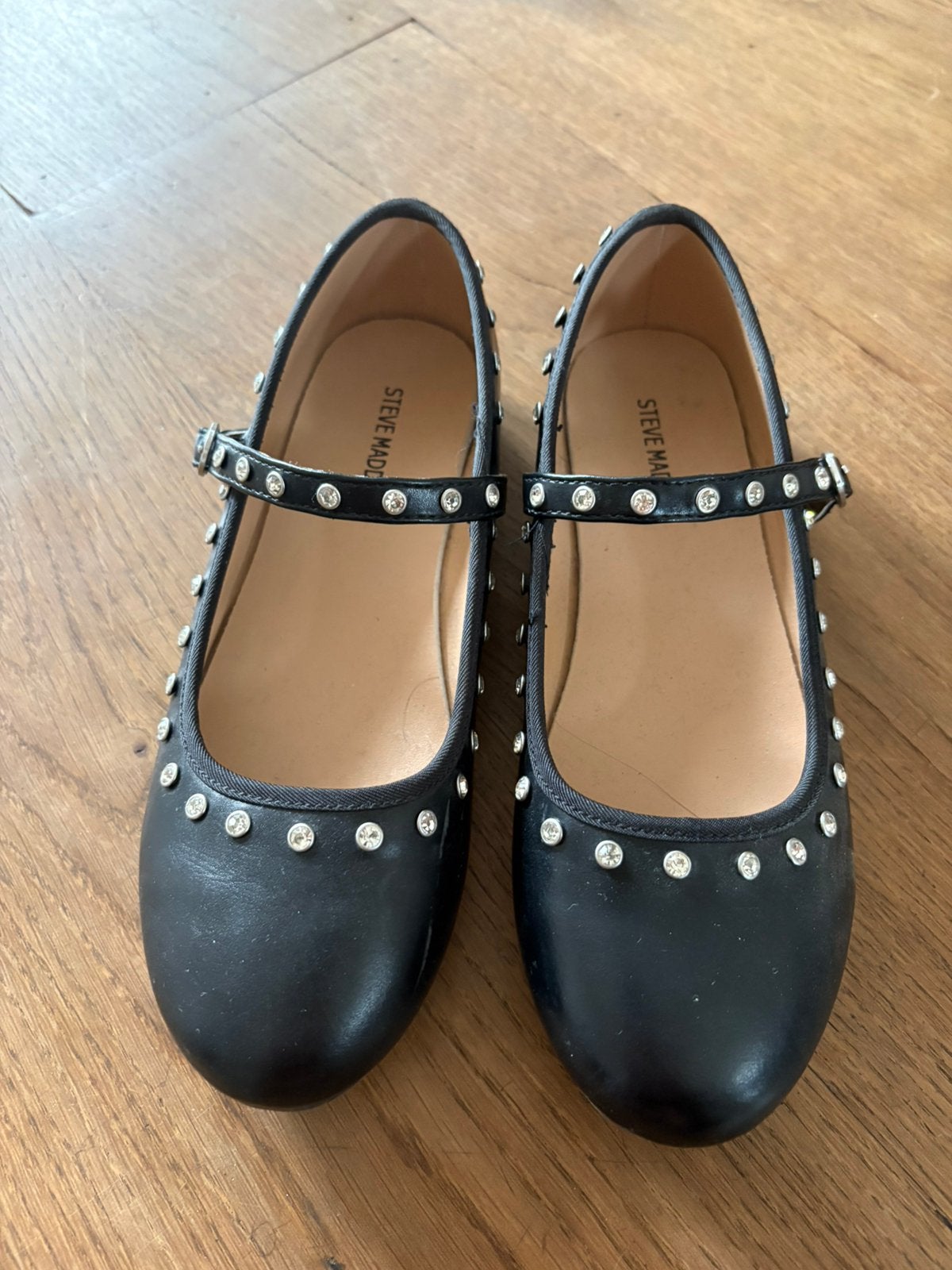 Ballerina’s zwart maat 35 meidje van Steve Madden zgan, Ophalen of Verzenden, Zo goed als nieuw, Meisje, Schoenen