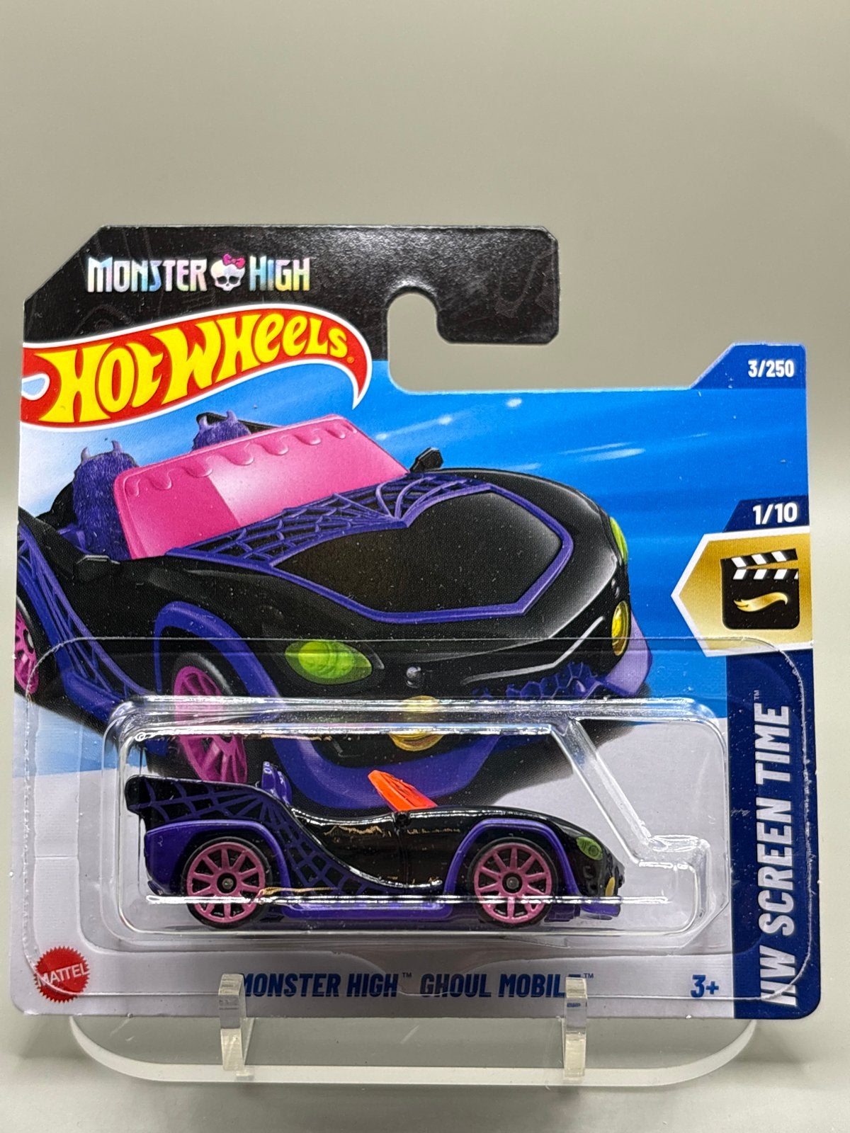 Hot Wheels 2025 Monster High Ghoul Mobil 3/250 HW Screen Tim, Auto, Nieuw, Ophalen of Verzenden, Mattel