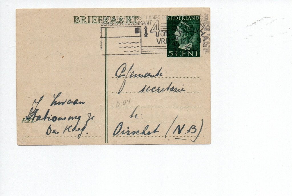 Postwaardestuk-Briefkaart. Geuzendam 281, Ophalen of Verzenden, Briefkaart