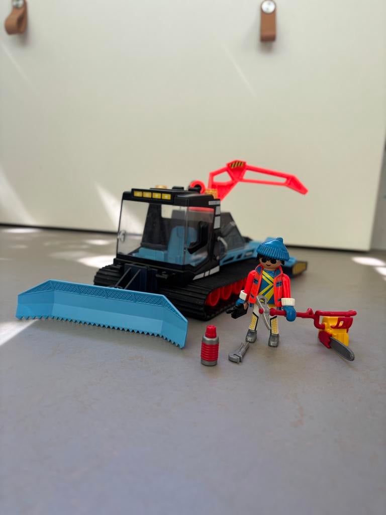 Playmobil Sneeuwruimer met figuur en accessoires, Ophalen of Verzenden, Zo goed als nieuw, Jongen of Meisje