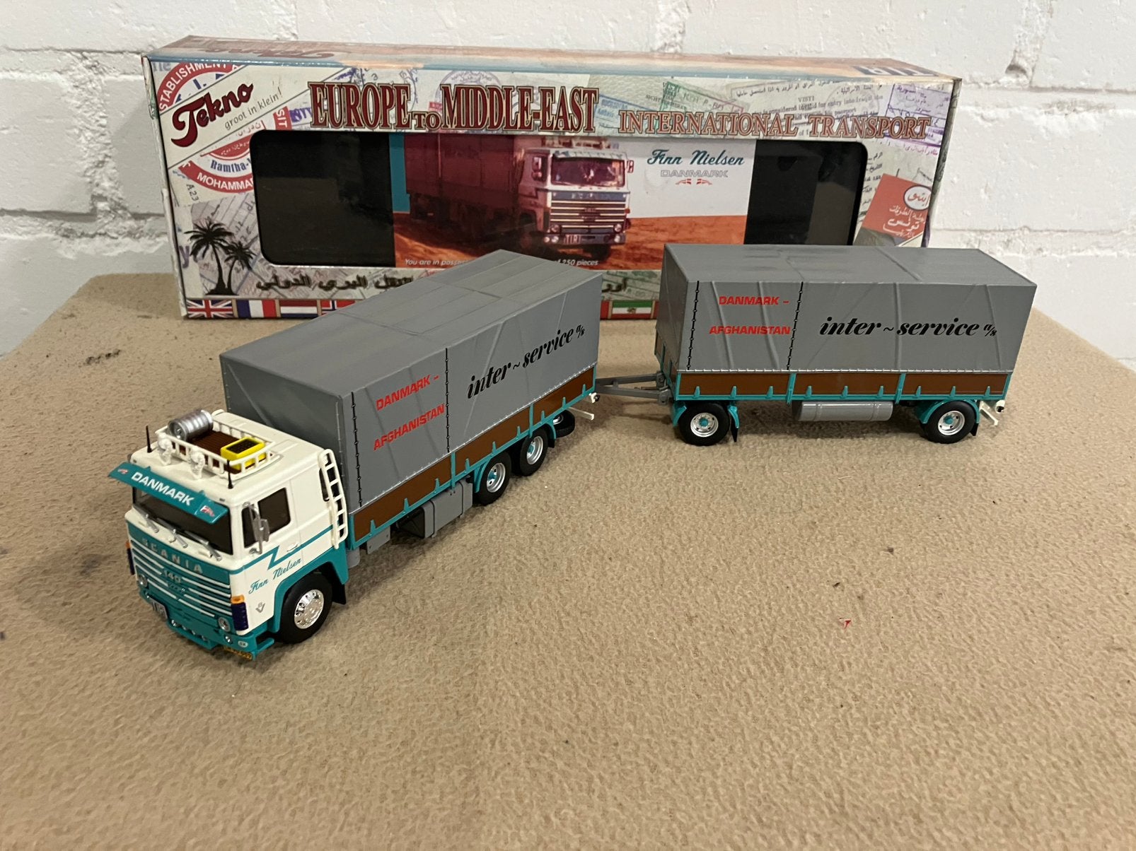 Tekno Scania Finn Nielsen, Verzenden, Zo goed als nieuw, Bus of Vrachtwagen, Tekno