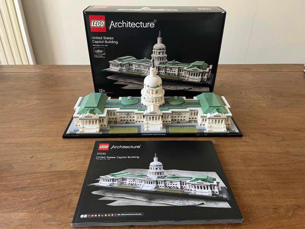 LEGO Architecture 21030 US Capitol Building, Lego, Architecture, Ophalen of Verzenden, Zo goed als nieuw