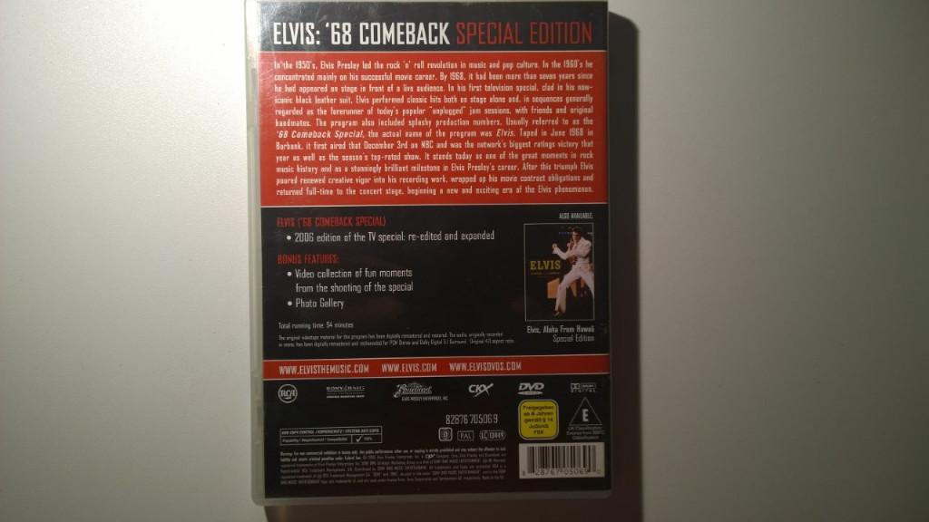 Elvis Presley - '68 Comeback Special Edition (DVD), Cd's en Dvd's, Alle leeftijden, Ophalen of Verzenden, Zo goed als nieuw, Muziek en Concerten