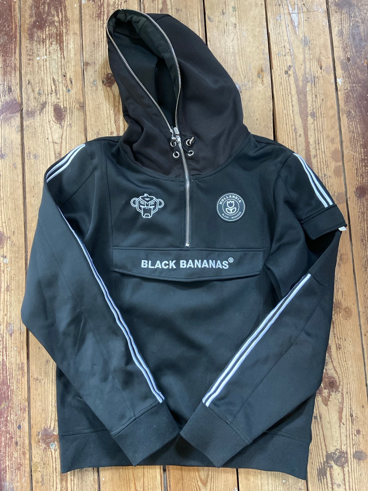Black Bananas Hollandia Hoodie Zwart maat M, Ophalen of Verzenden, Zo goed als nieuw