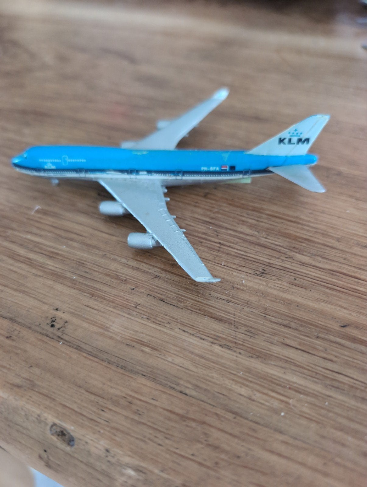 miniatuur Boeing 747-400 KLM 2x, Verzamelen, Ophalen of Verzenden, Schaalmodel
