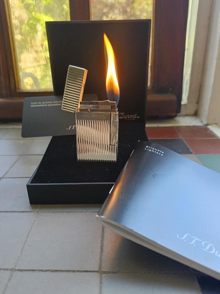 S.T.Dupont aansteker met dubbele vlam, nieuw model, Ophalen of Verzenden, Zo goed als nieuw, Aansteker