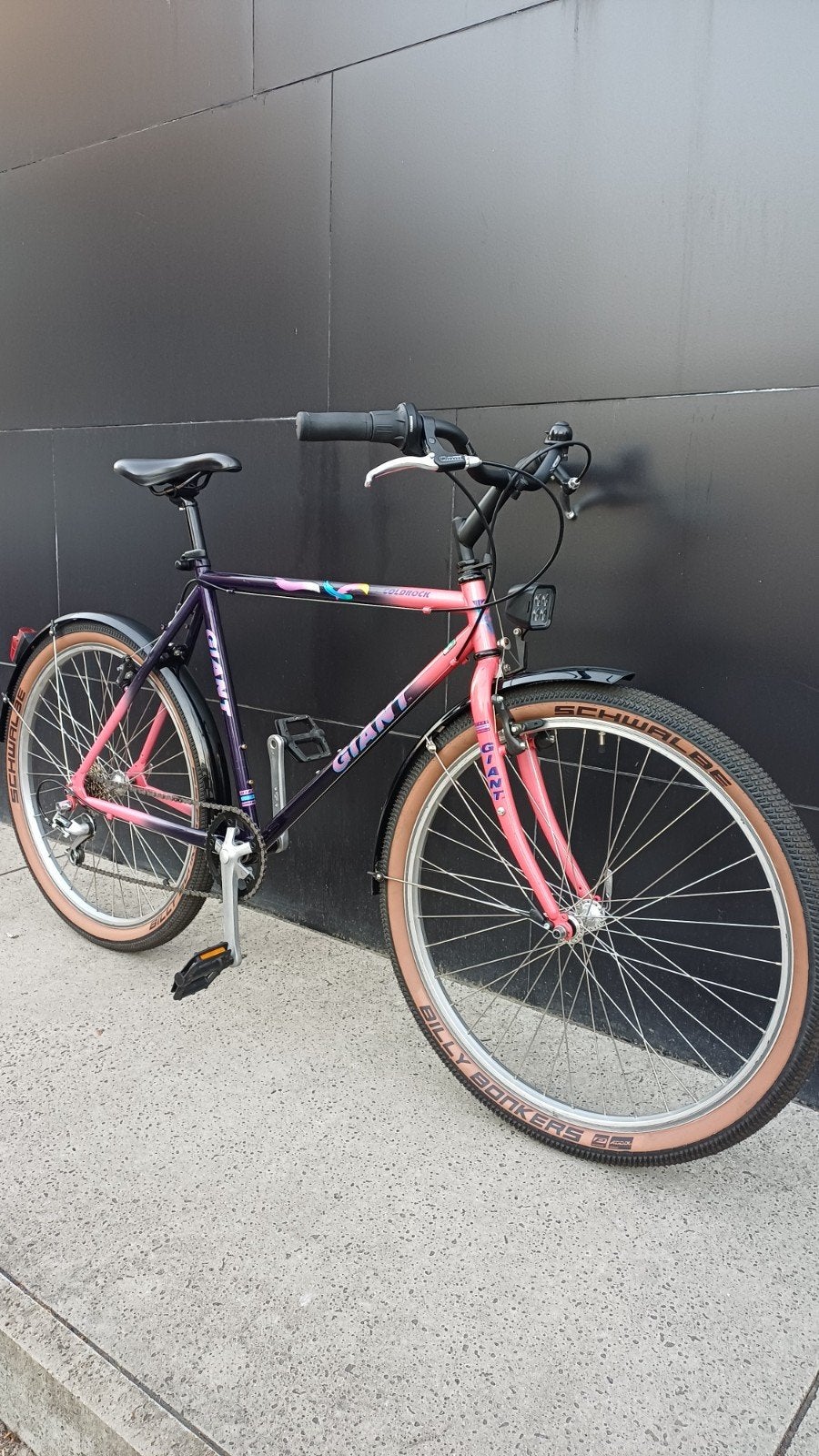 LAATSTE WEEK! Giant Coldrock commuter vintage retro mtb atb, Fietsen en Brommers, Ophalen, Zo goed als nieuw, Velgrem, 26 inch of meer