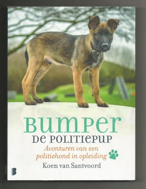 Bumper de politiepup - Koen van Santvoord(gesigneerd boek), Ophalen of Verzenden, Zo goed als nieuw, Honden