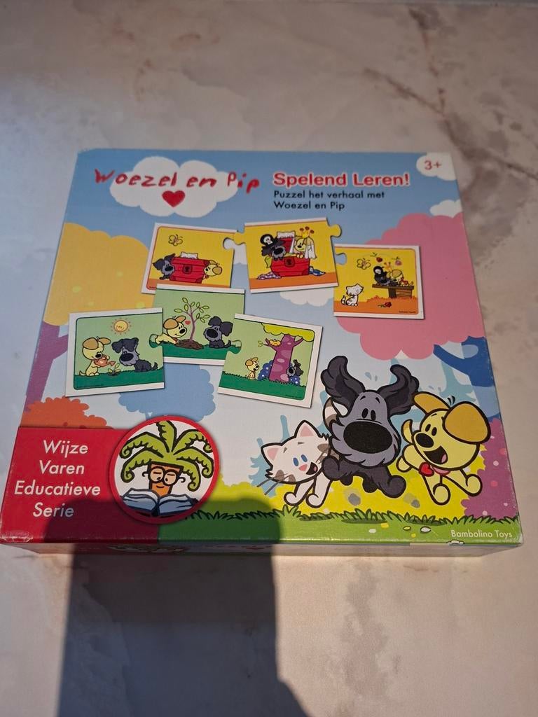 Woezel en Pip Spelend Leren Puzzel 3+, Ophalen of Verzenden, Gebruikt, Puzzelen
