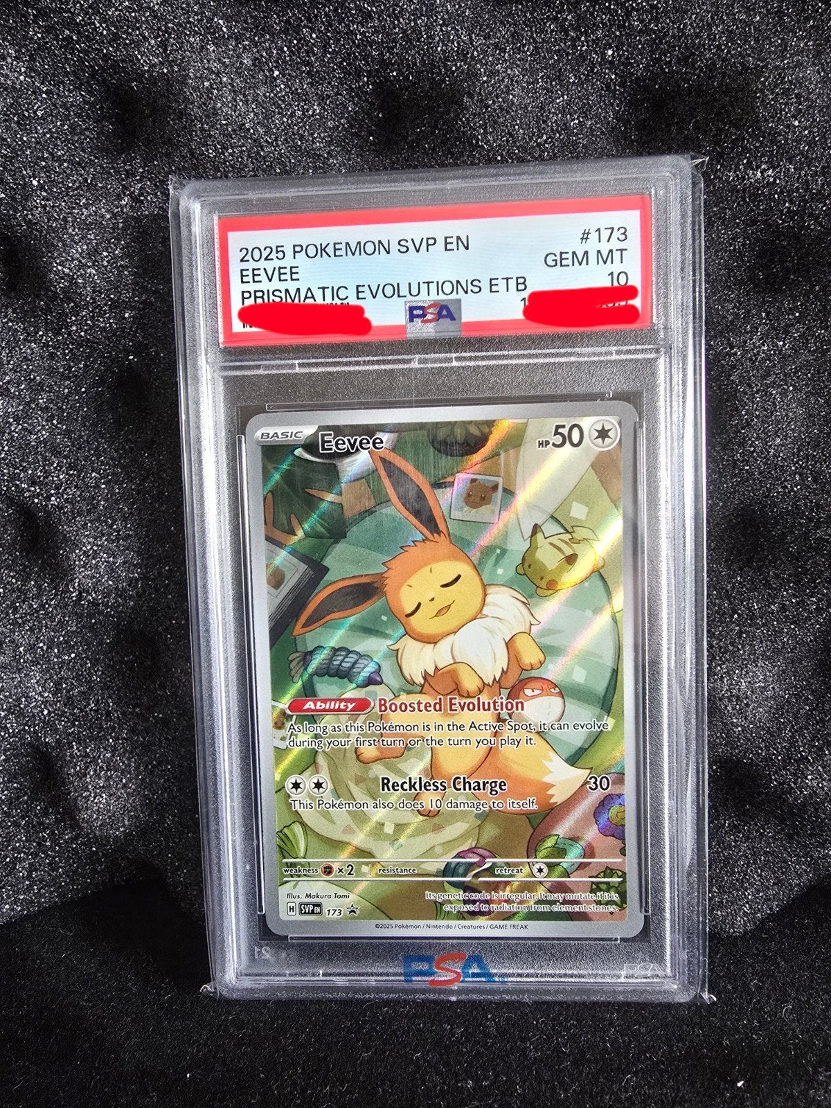 Eevee promo prismatic PSA 10 !, Ophalen of Verzenden, Zo goed als nieuw