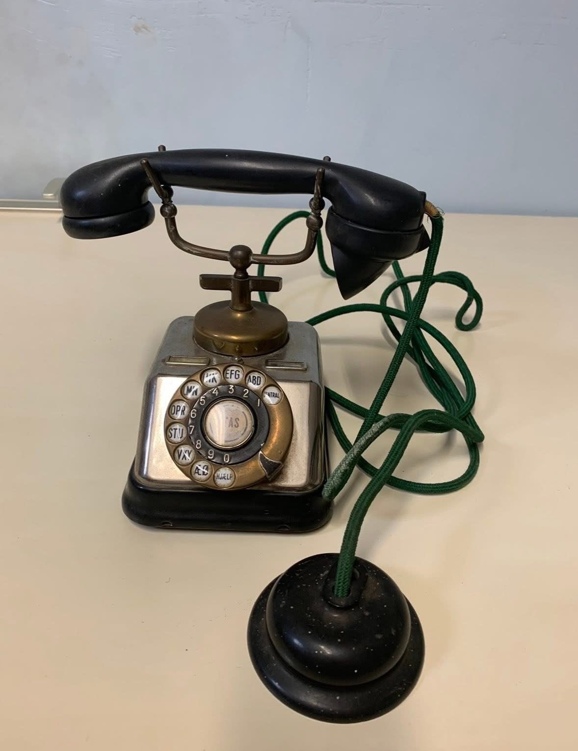 Vintage Telefoon met Draaischijf - Jaren '50/'60, Ophalen of Verzenden