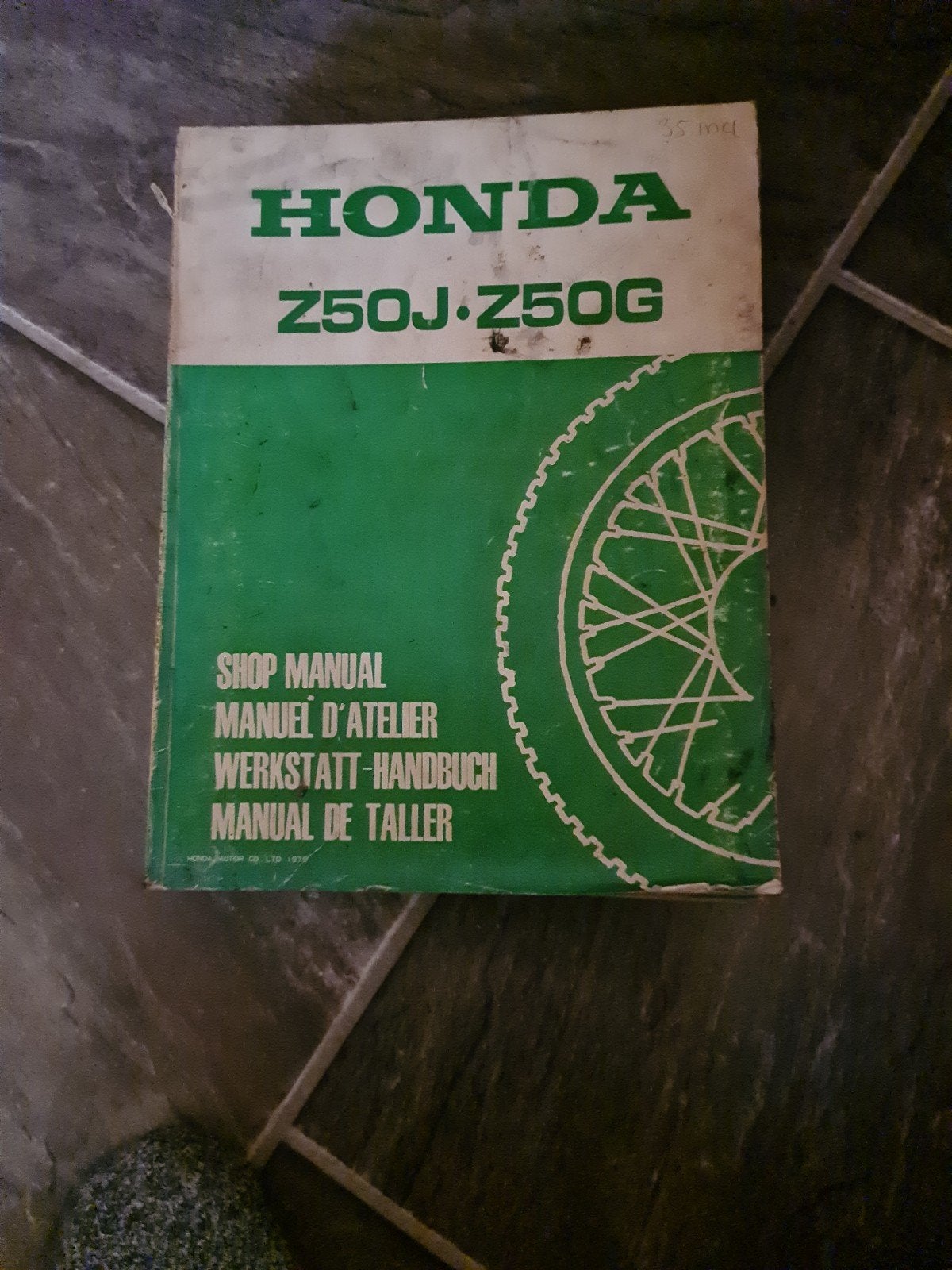 Honda Z50J Z50G Monkey Shop Manual Werkstatthandbuch, Ophalen, Honda