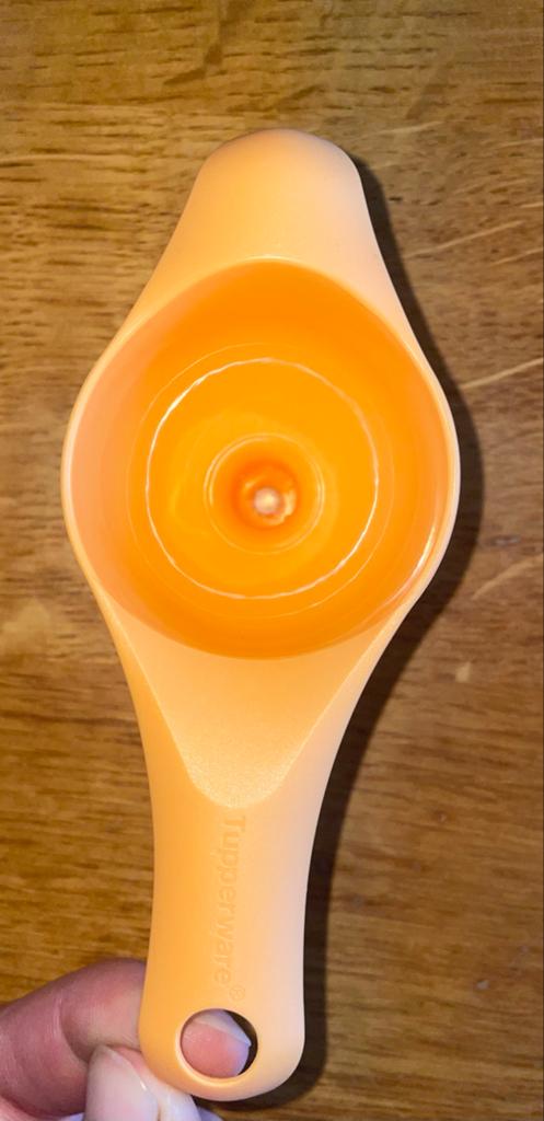 Tupperware Trechter Oranje of Blauw, Ophalen of Verzenden, Gebruikt, Oranje, Overige typen