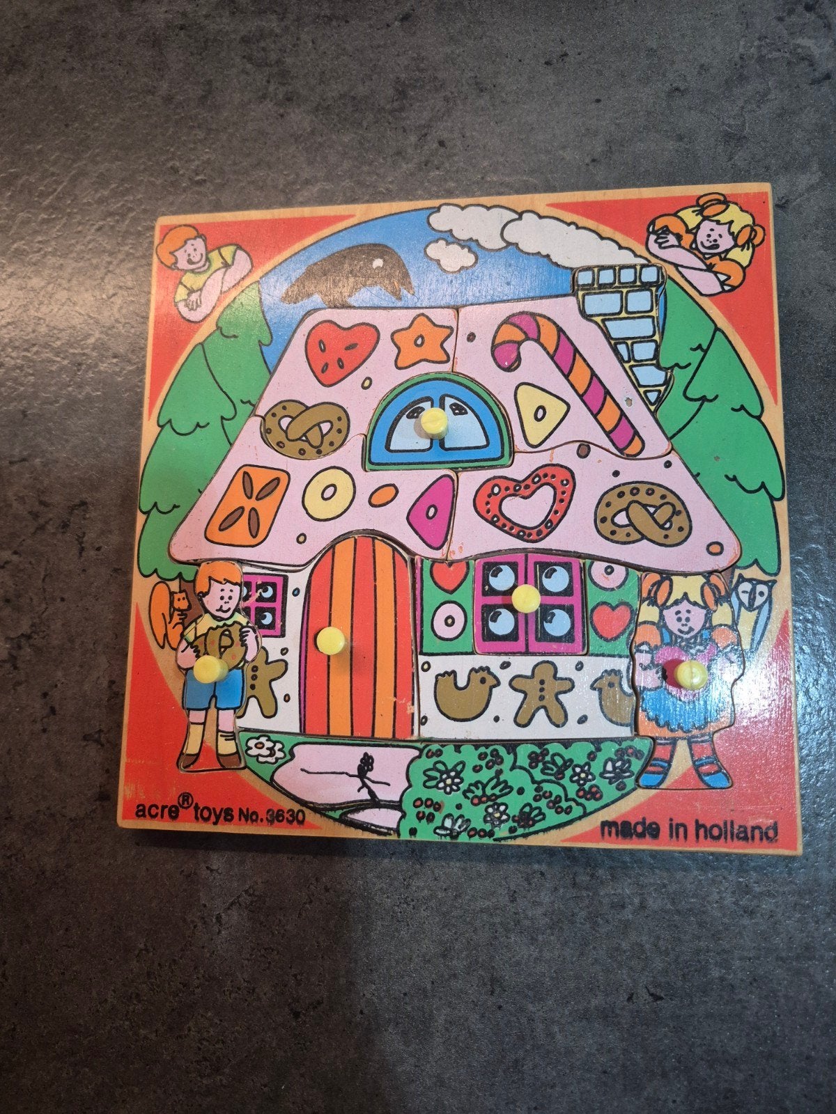 Vintage Ravensburger Houten Puzzel Set (2 stuks), 2 tot 4 jaar, Gebruikt, Ophalen of Verzenden, Van hout