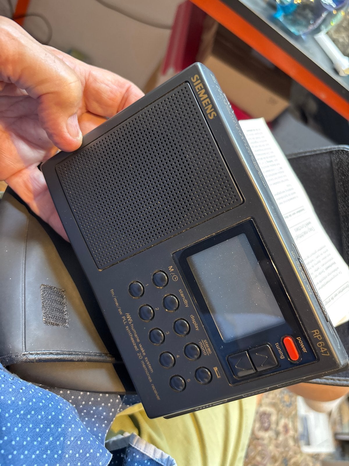 Vintage Siemens RP 647 Wereldontvanger - Draagbare Radio, Audio, Tv en Foto, Radio's, Ophalen of Verzenden, Gebruikt, Wereldontvanger