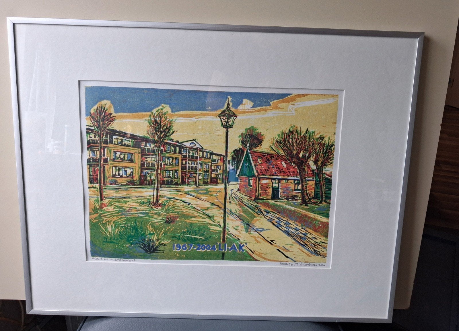 Litho, J. Hollenberg 2004, 1967-2004 LI-AK, Antiek en Kunst, Ophalen of Verzenden