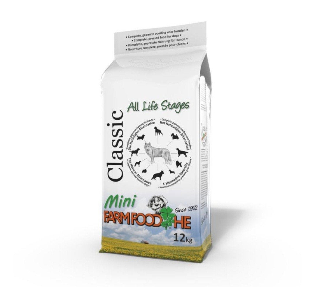 Nieuwe dichte zak Farmfood classic mini 12kg, Ophalen, Hond