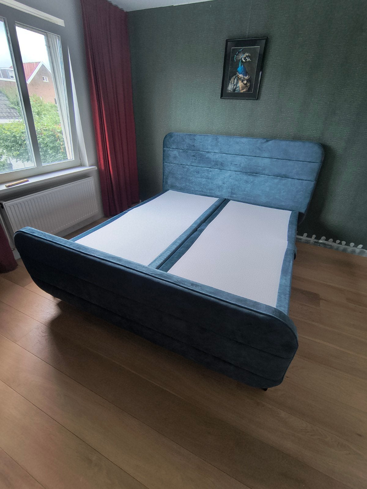 elektrische boxspring zonder matras en topper, Ophalen, Tweepersoons