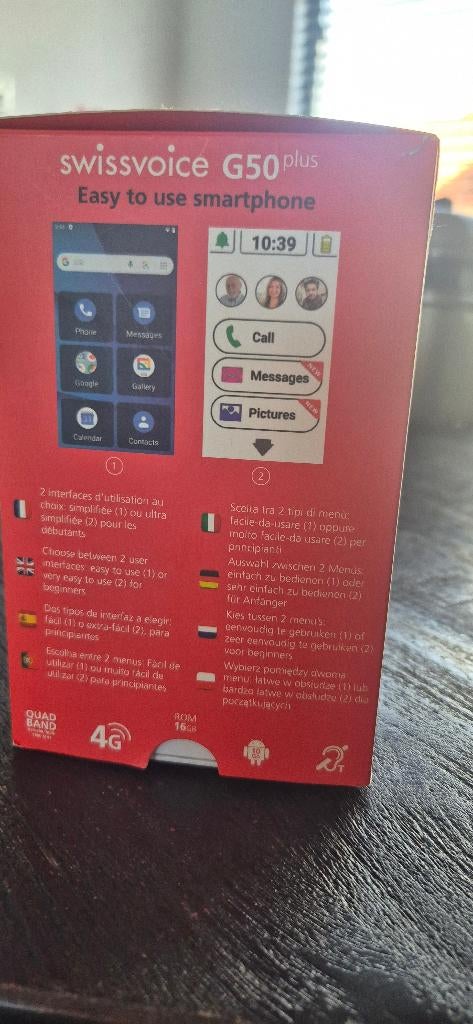 Senioren telefoon, Ophalen, Overige modellen, 3 tot 6 megapixel, Zo goed als nieuw