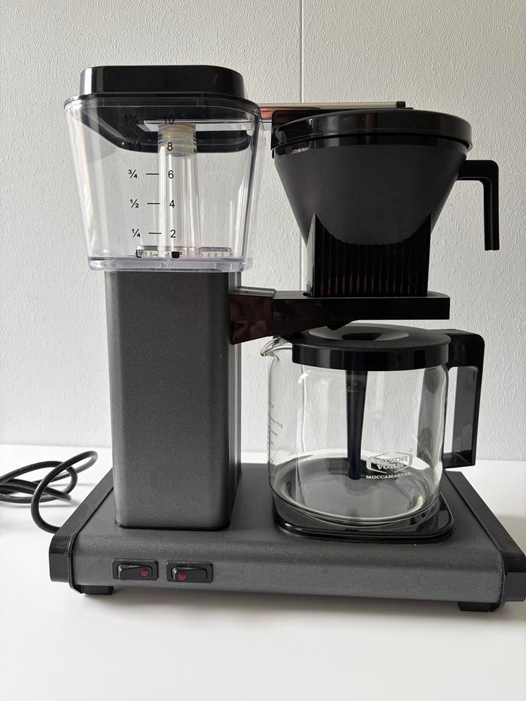 Moccamaster, Ophalen, Gebruikt, Koffiemachine, Gemalen koffie