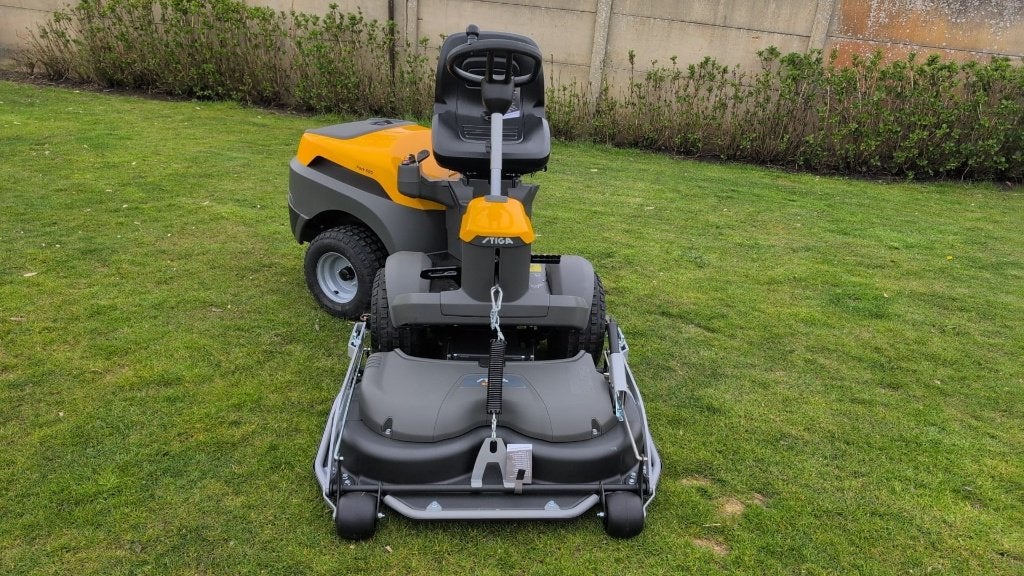 Nieuw Stiga Park 500 frontmaaier zitmaaier 95cm mulchmaaidek, Tuin en Terras, Zitmaaiers, Nieuw, 90 tot 120 cm, Elektrische starter