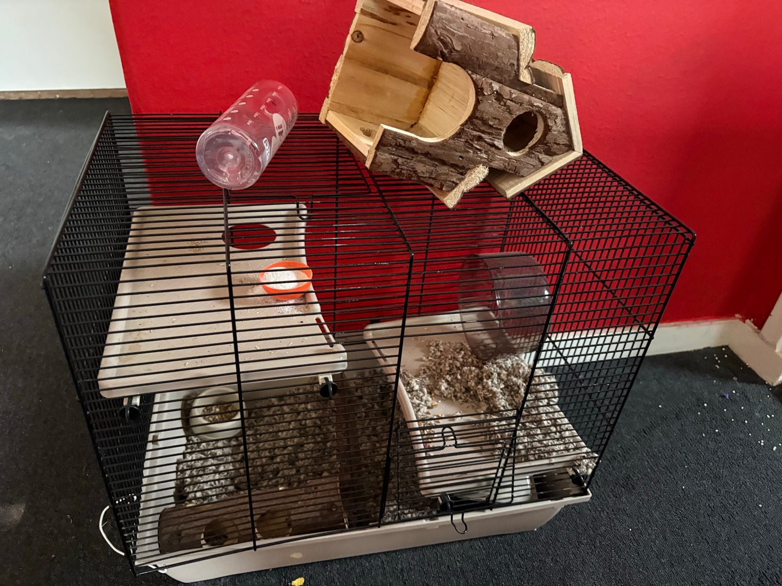 Te koop hamsterkooi, Ophalen of Verzenden, Minder dan 75 cm, Kooi, Minder dan 60 cm