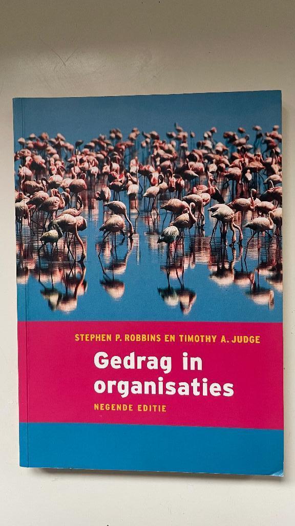 Gedrag in organisaties, Boeken, Ophalen of Verzenden, Zo goed als nieuw