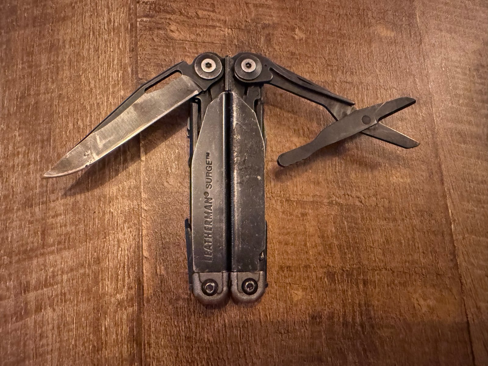 Leatherman Surge Gen 1 Multitool Zwart - Gebruikt, Ophalen of Verzenden, Gebruikt