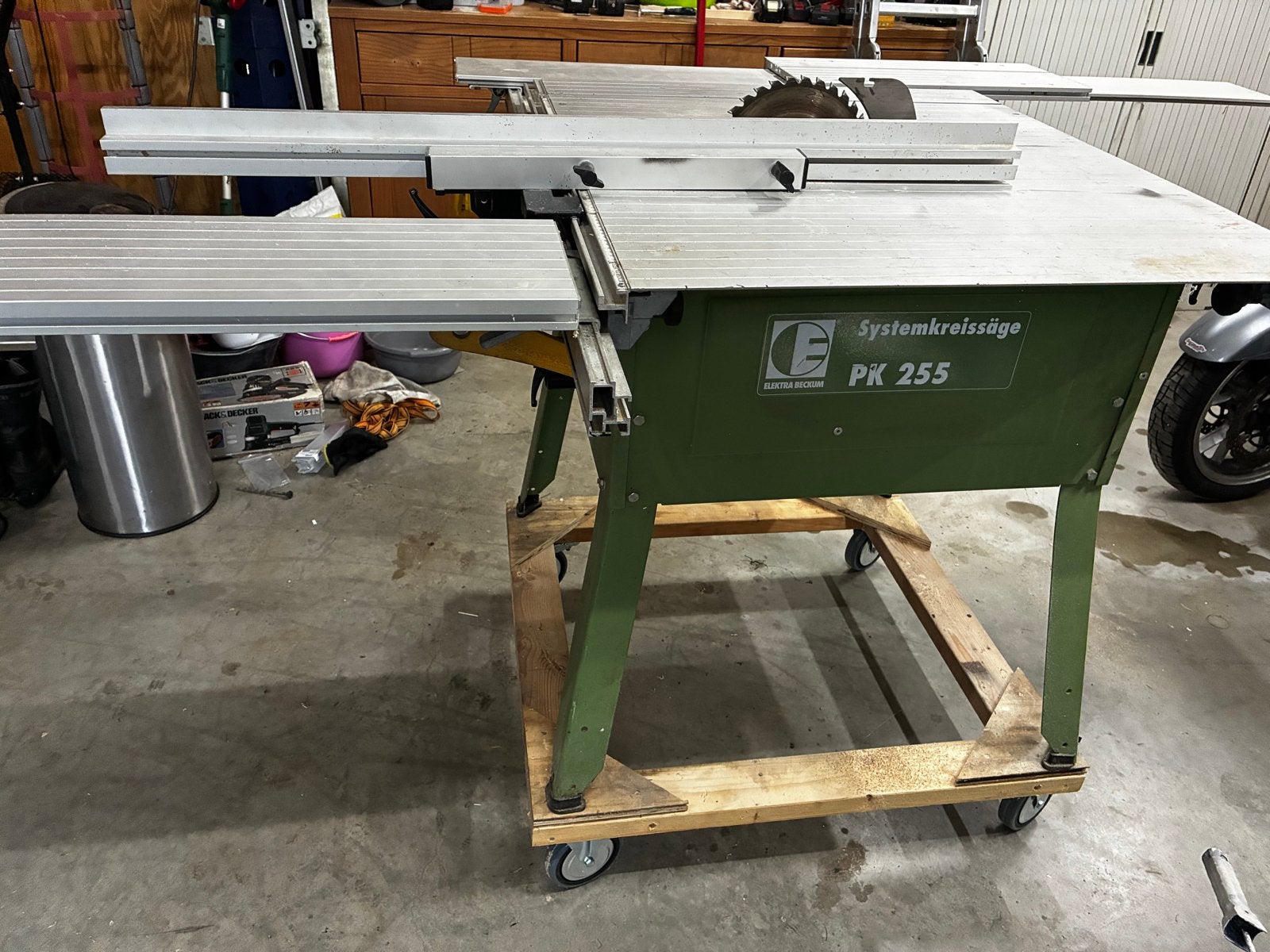 Elektra Beckum PK255 Zaagtafel - Krachtige Cirkelzaag, Doe-het-zelf en Verbouw, Ophalen, Gebruikt, Cirkelzaag, 70 mm of meer