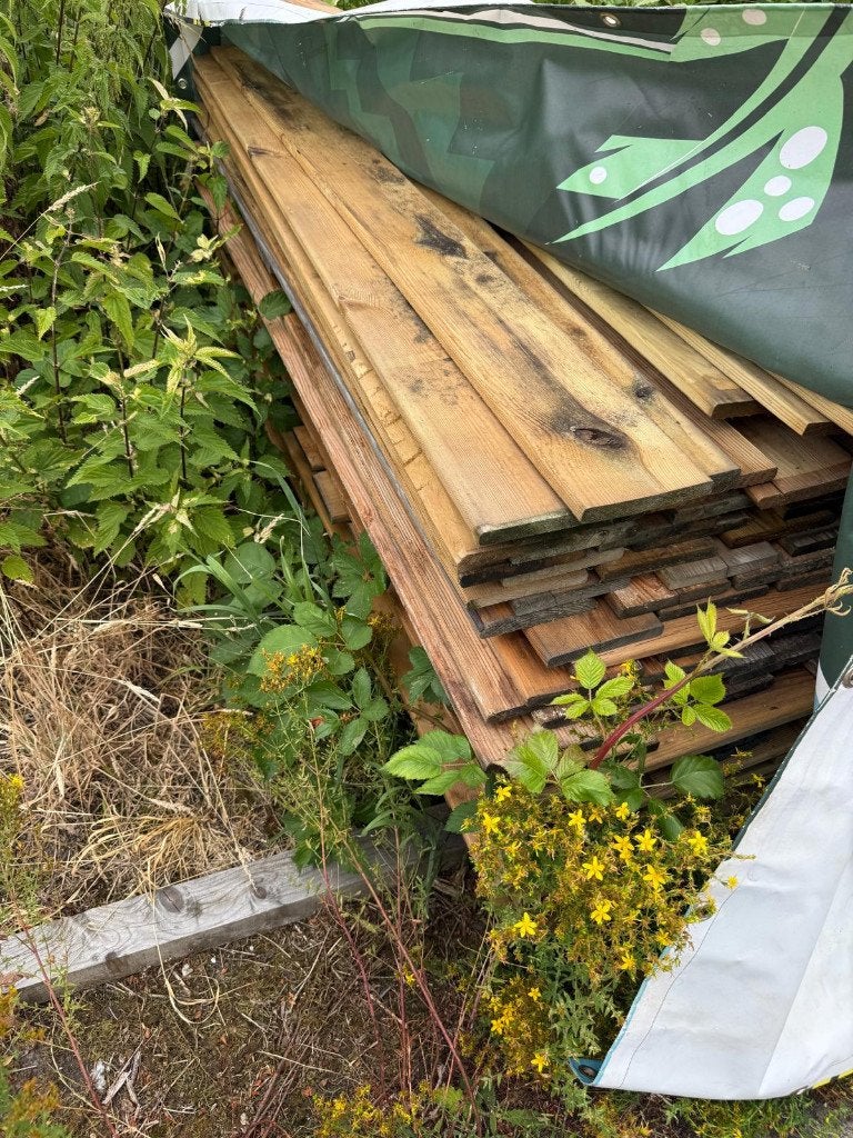Nieuwe schuttingplanken te koop, ca. 250 stuks, Tuin en Terras, Ophalen, Nieuw, Hout, Minder dan 3 meter