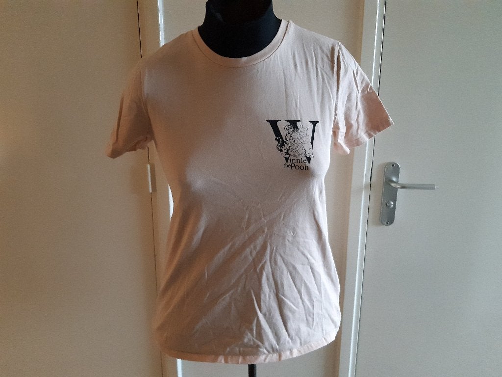 zgan beige disney shirt Winnie the Pooh Primark mt S, Primark, Beige, Ophalen of Verzenden, Zo goed als nieuw