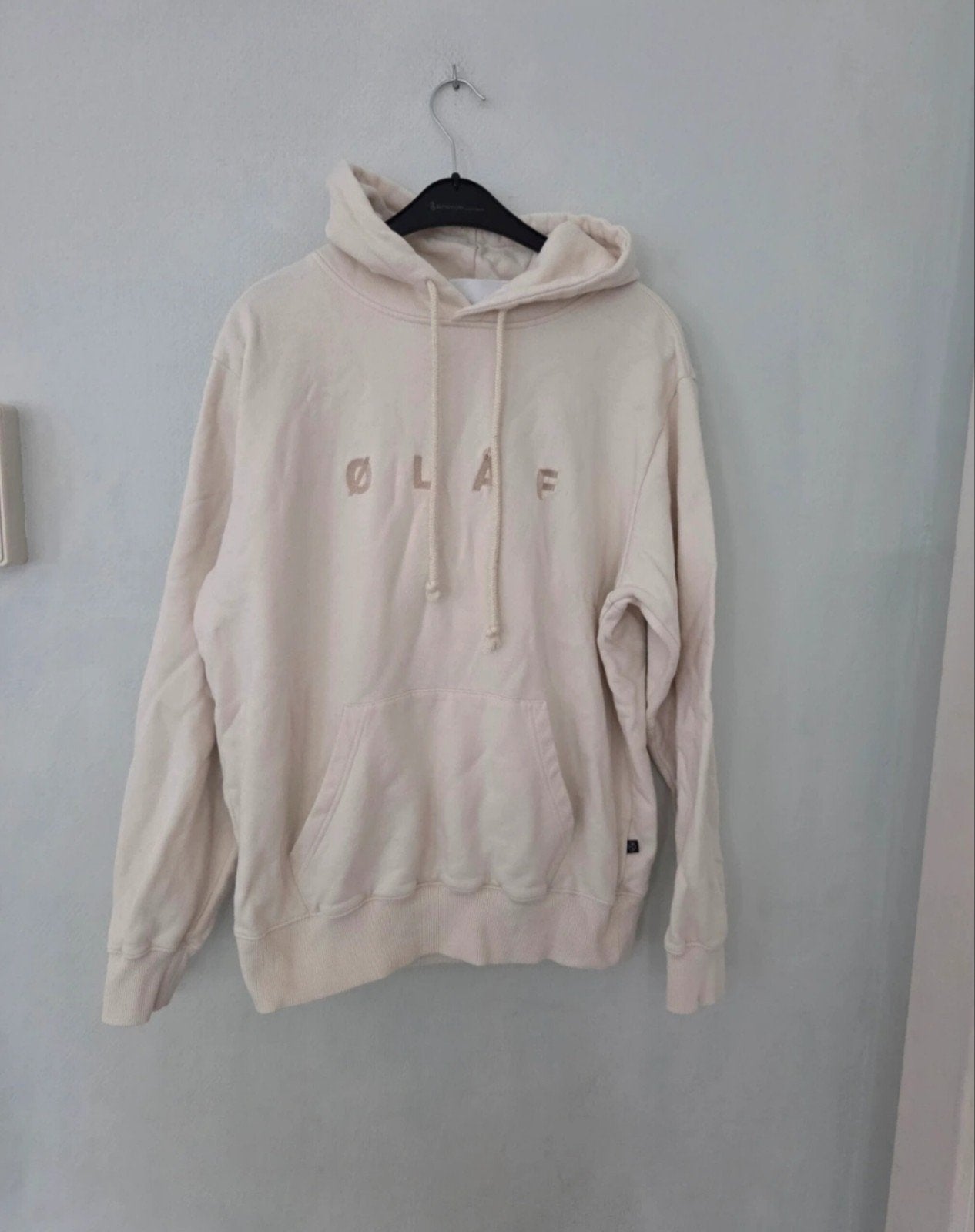 Olaf Hoodie - Crèmekleurige Sweater, Olaf, Maat 48/50 (M), Beige, Ophalen of Verzenden