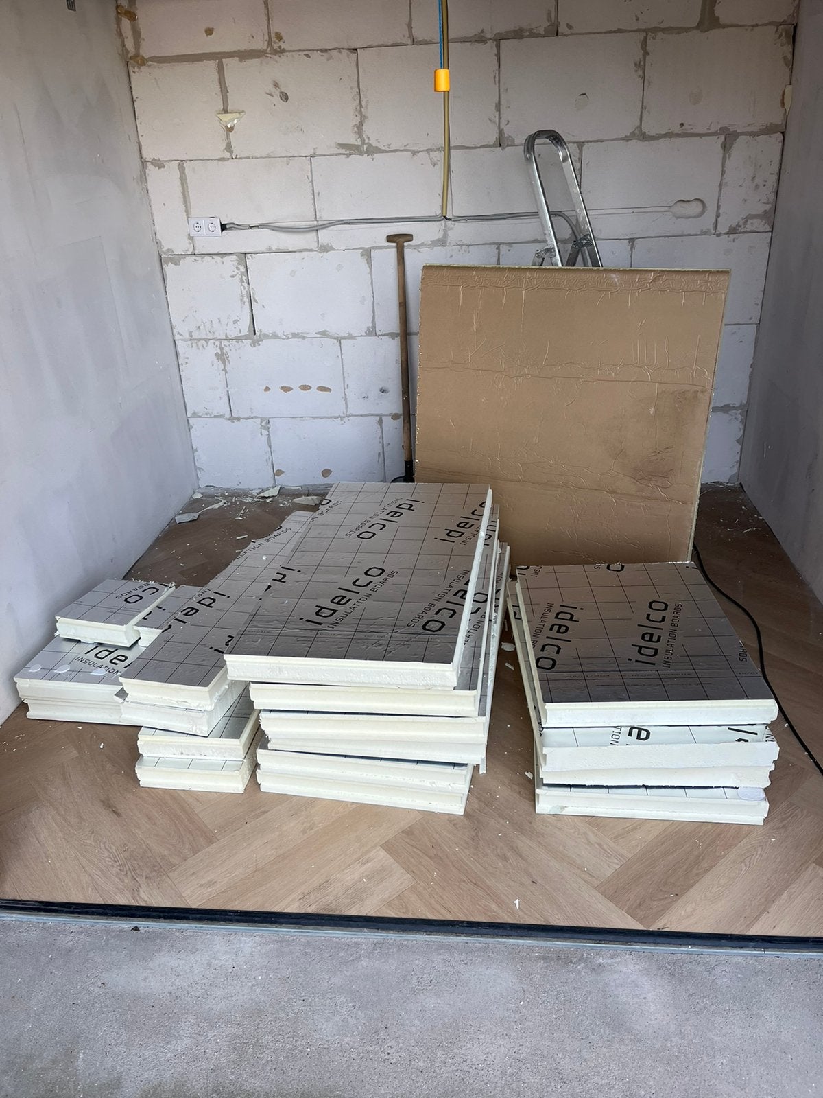 PIR Isolatie 80mm ruim 9,63m2, Ophalen, Dakisolatie, 5 tot 10 m², Zo goed als nieuw