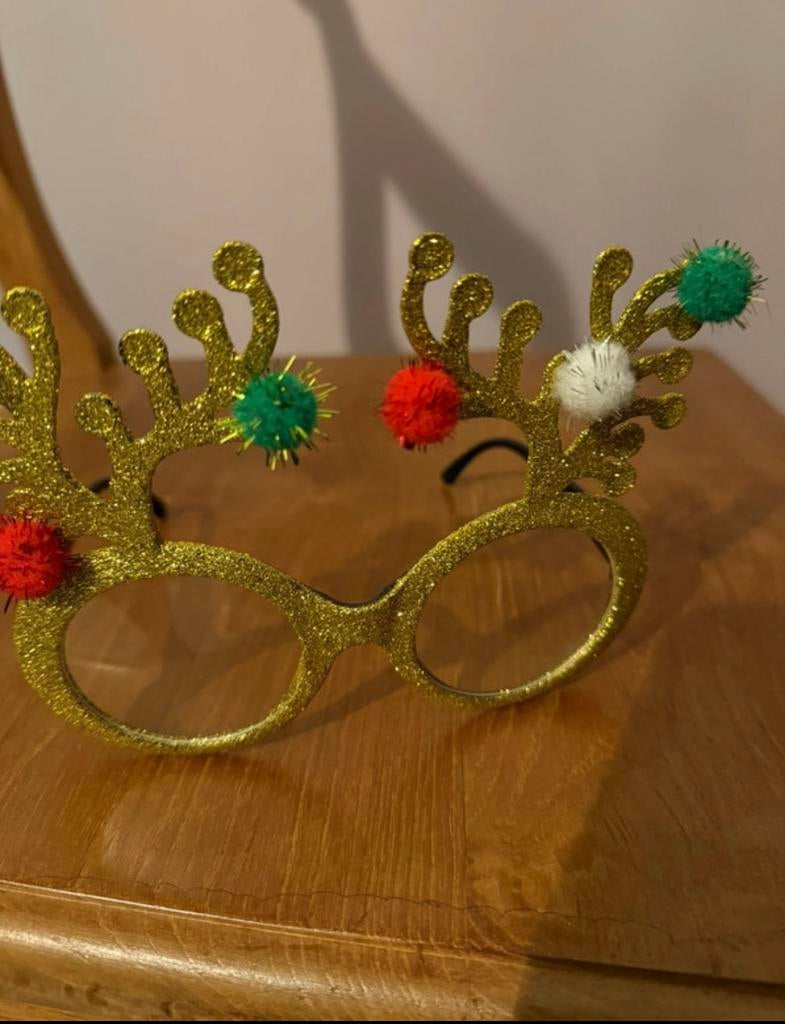 Kerstbril, Ophalen of Verzenden, Zo goed als nieuw