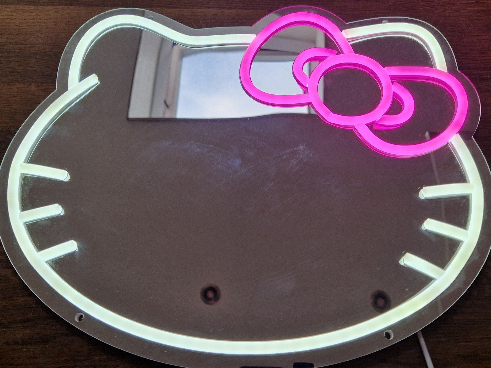 Hello Kitty spiegel met verlichting, Ophalen of Verzenden, Zo goed als nieuw