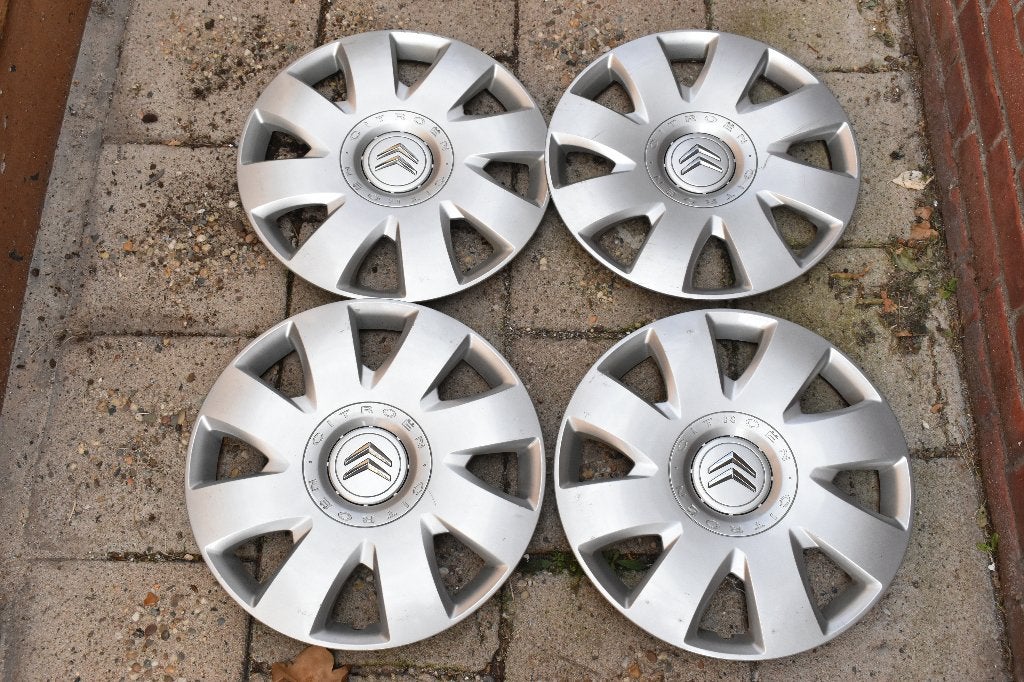 Set van 4 originele wieldoppen Citroën C5 16 inch, Ophalen of Verzenden, Gebruikt