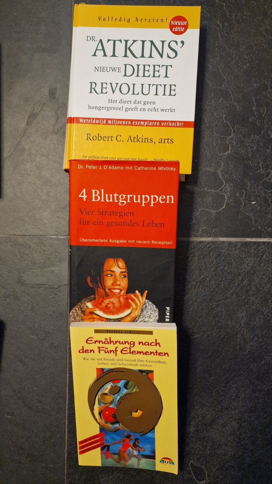 Duitse boeken, Gezondheid Boeken,, Ophalen, Gelezen, Dieet en Voeding, Robert C. Atkins, Peter J. D'Adamo, Barbara Temelie