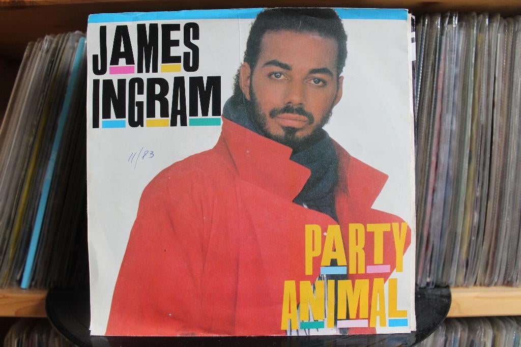 7" Single James Ingram - Party Animal / Come A Da Machine, Gebruikt, 7 inch, Single, Ophalen of Verzenden