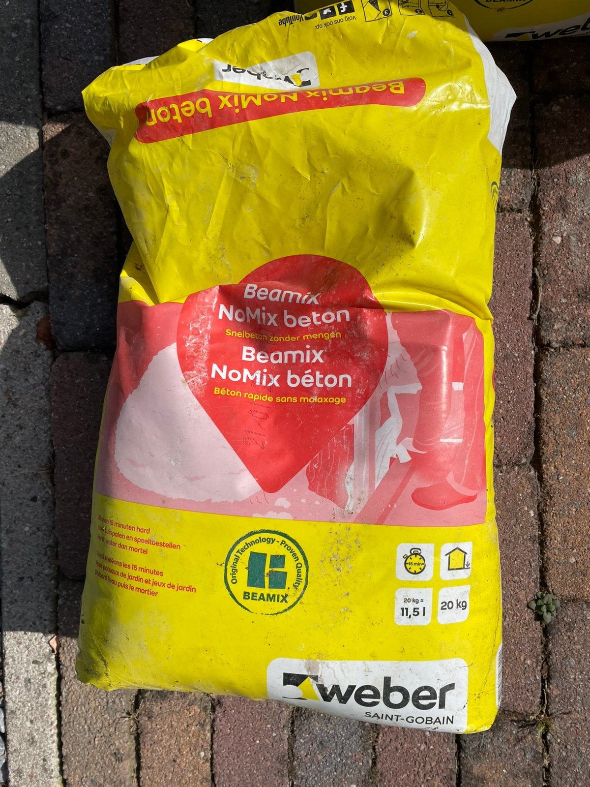 Weber nomix snelbeton, Doe-het-zelf en Verbouw, Ophalen, Nieuw, Overige typen