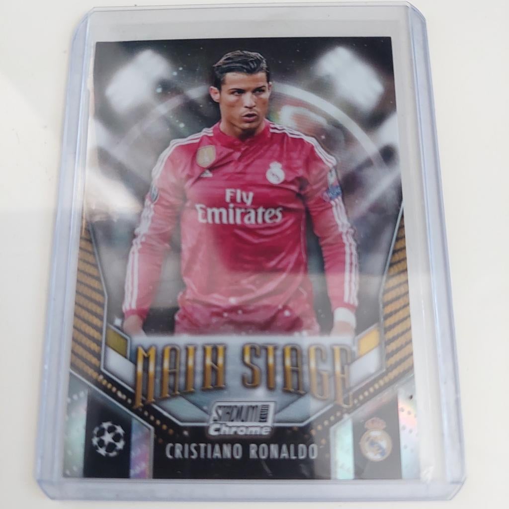 Cristiano Ronaldo Chrome Spelerskaart - Main Stage, Ophalen of Verzenden, Zo goed als nieuw, Buitenlandse clubs, Spelerskaart