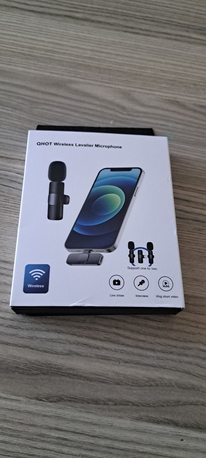 QHOT wireless lavalier microphone., Ophalen of Verzenden, Nieuw