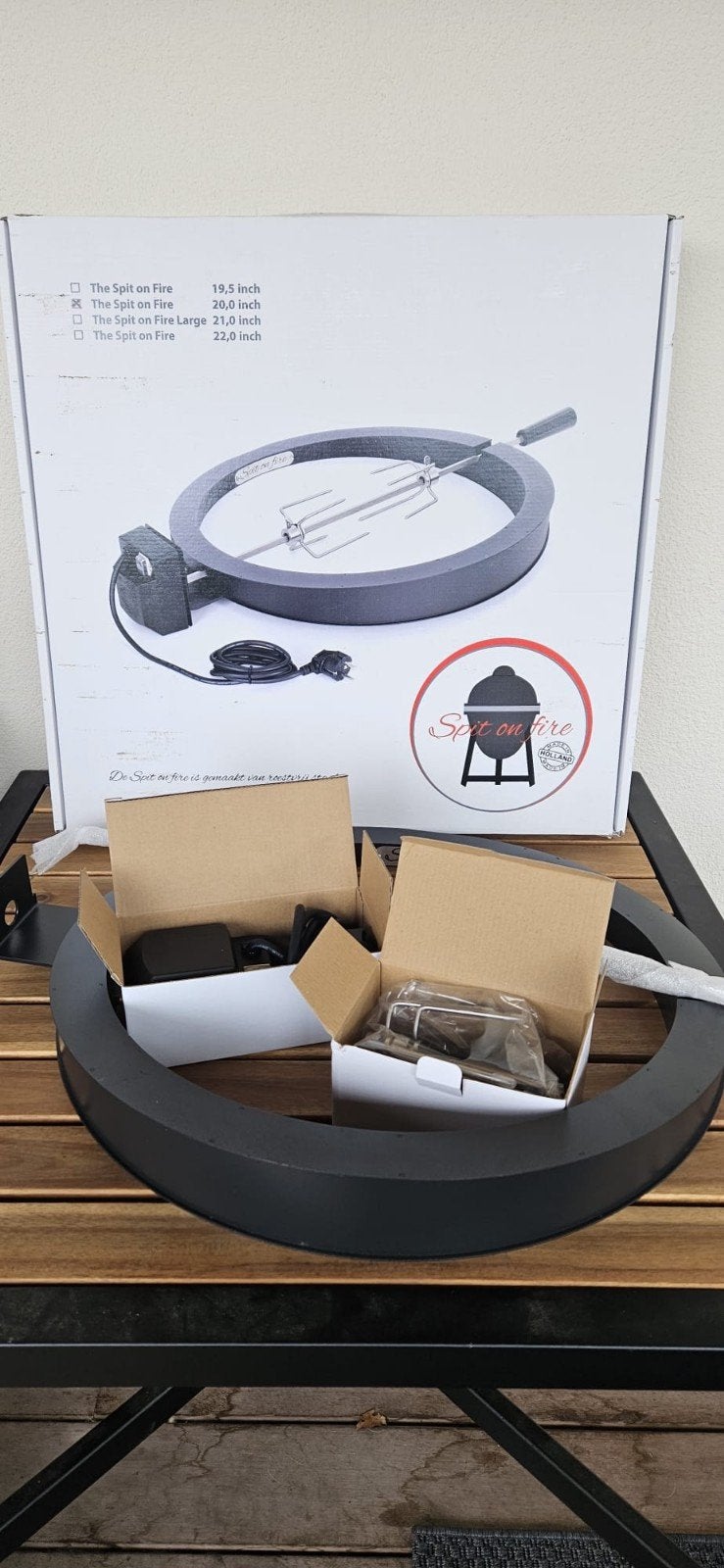 Spit on Fire 20 inch draaispit voor BBQ/Kamado, Ophalen of Verzenden, Nieuw, Spit on Fire