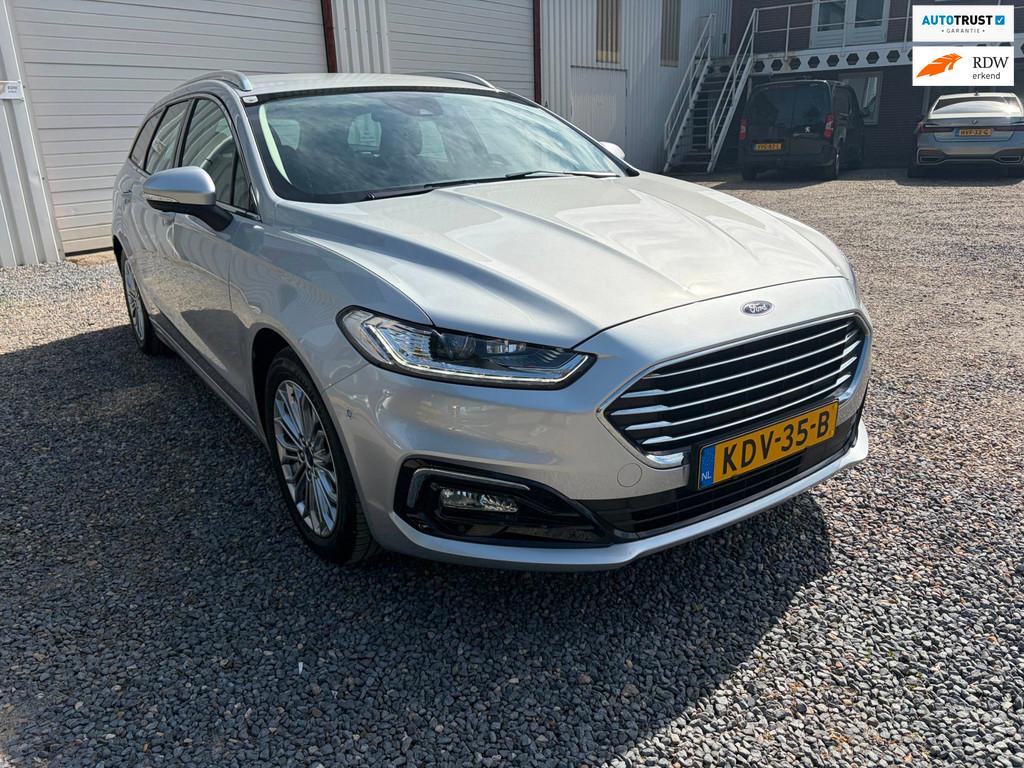 Ford Mondeo Wagon 2.0 IVCT HEV Titanium Unieke KM ! BTW, Gebruikt, Zwart, 4 cilinders, Hybride Elektrisch/Benzine