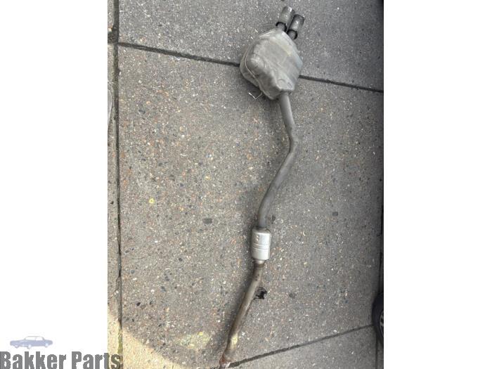 Uitlaat Midden + Einddemper van een Audi A4, Gebruikt, -, -, -