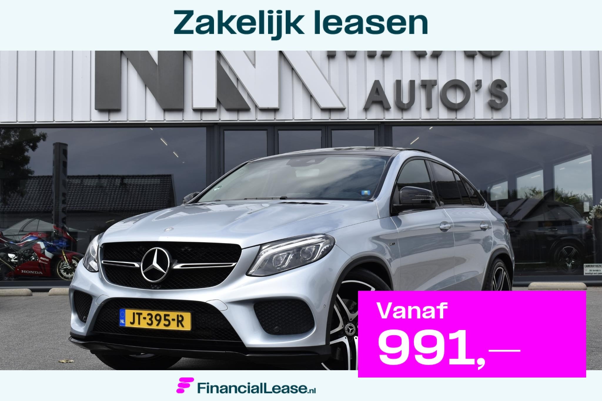 Mercedes-Benz GLE-klasse Coupé 450 AMG 4MATIC PANO Luchtver, Automaat, Gebruikt, Euro 6, 367 pk