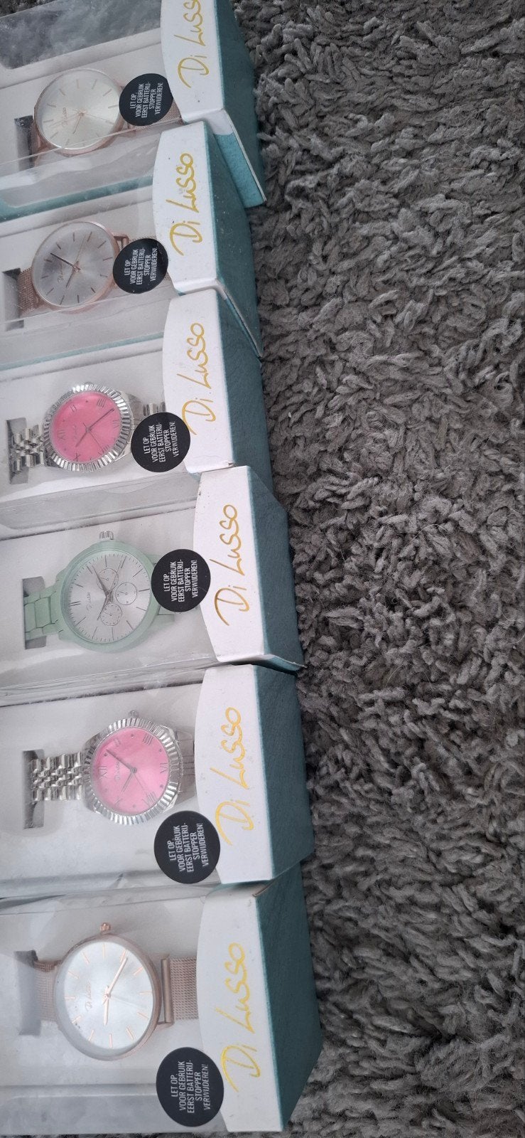 Di Lusso horloges nieuw, diverse kleuren, Ophalen of Verzenden