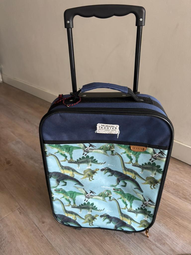 Kinder koffer dino, Ophalen, Overige materialen, Gebruikt, Minder dan 50 cm