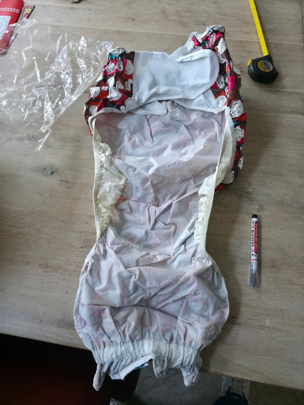 plastic broek voor luier met vrolijke print - nr11, Ophalen of Verzenden, Gebruikt