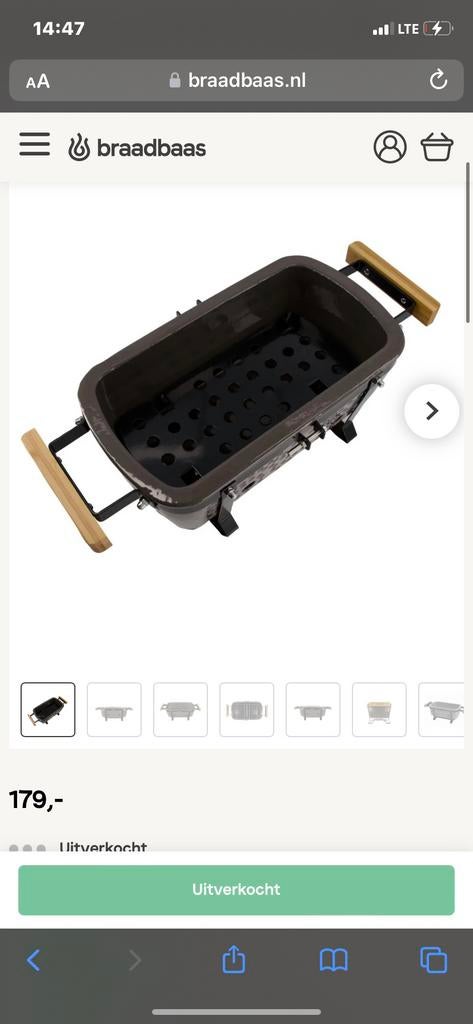 Nieuwe Grill Guru Table Top Kamado - Ongebruikt, Ophalen, Zo goed als nieuw, 4 t/m 7 personen